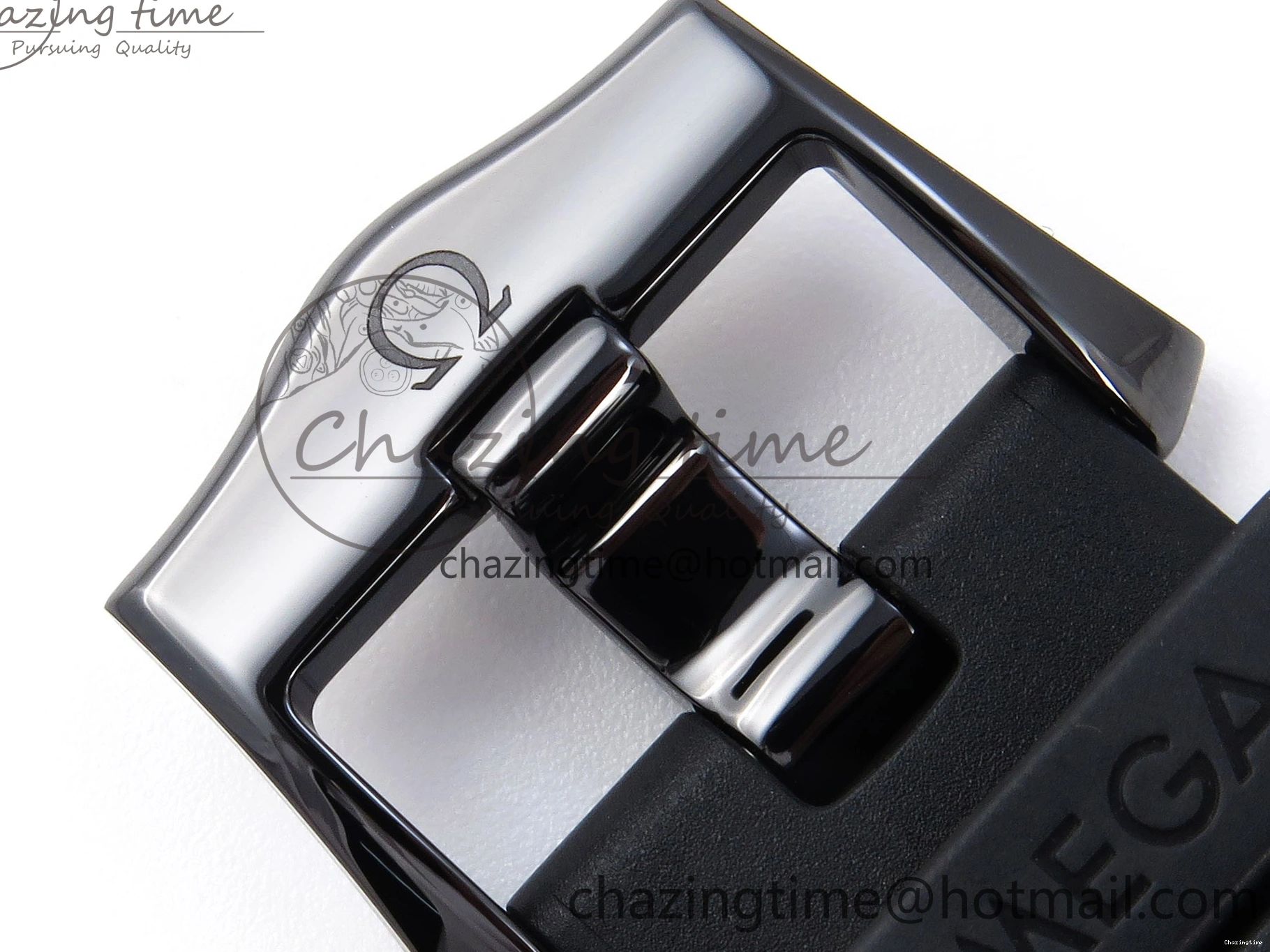 0325 SEAMASTER 300M 43.5MM BLACK CERAMIC VSF 1:1 BEST EDITION BLACK DIAL ON BLACK RUBBER STRAP A FashionForward 7766